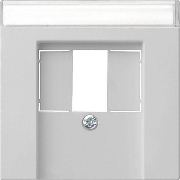 System 55 Abdeckung 0876015 f. Telefon-Anschlussdose m. Beschriftungsfeld grau matt System 55 Abdeckung 0876015 f. Telefon-Anschlussdose m. Beschriftungsfeld grau matt