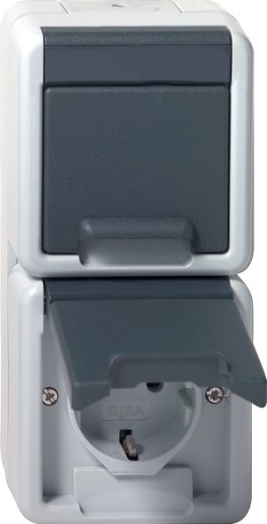 Steckdose 2-fach senkr. 478030 Steckdose 2-fach senkr. 478030