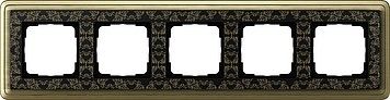 System 55 ClassiX Art 5-fach Rahmen bronze 0215662 System 55 ClassiX Art 5-fach Rahmen bronze 0215662