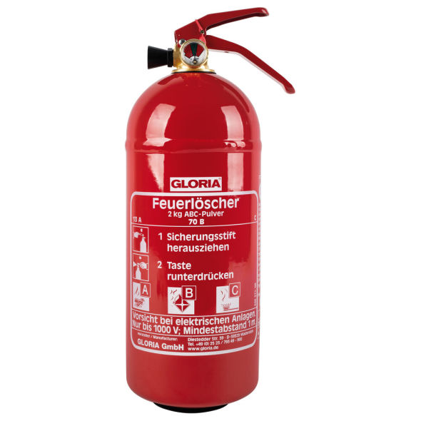 Feuerlöscher Pulver 2kg