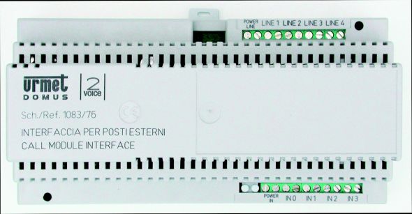 Türstations-Schnittstelle VZ 1083/76 Türstations-Schnittstelle VZ 1083/76