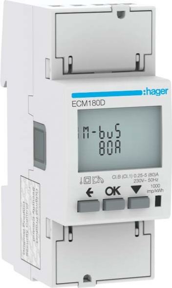 Energiezähler 1phasig ECM180D