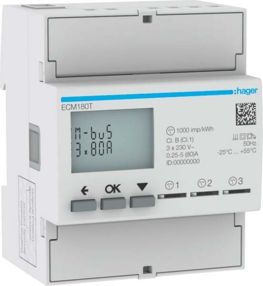 Energiezähler 1phasig ECM180T