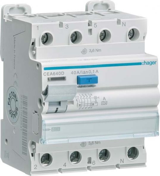 Fehlerstromschutzschalter CEA640D Fehlerstromschutzschalter CEA640D