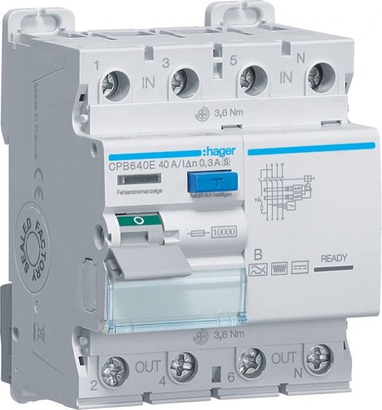 Fehlerstromschutzschalter CPB640E Fehlerstromschutzschalter CPB640E