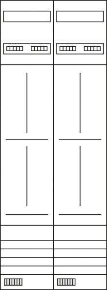 Komplettfeld  ZK51X7N univ.Z 2-feld