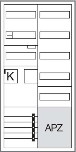 Komplettschrank 1ZP/RES/VF-5rh/APZ, eHZ Komplettschrank 1ZP/RES/VF-5rh/APZ, eHZ