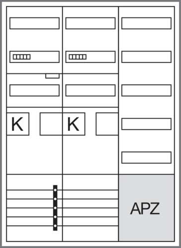 Komplettschrank,2ZP,BKE-I,APZ,VT5,3-feld ZB33ET225W1 Komplettschrank,2ZP,BKE-I,APZ,VT5,3-feld ZB33ET225W1