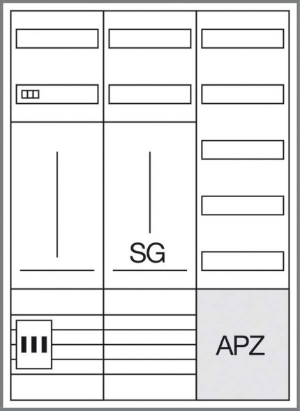 Komplettschrank,univers Z ZB333Q19EN