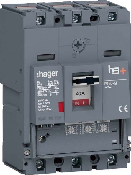 Leistungsschalter h3+ P160 HMS040GC Leistungsschalter h3+ P160 HMS040GC