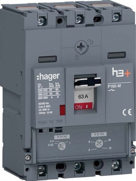 Leistungsschalter h3+ P160 HMS063DC Leistungsschalter h3+ P160 HMS063DC