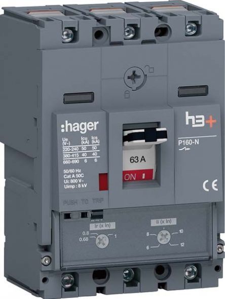 Leistungsschalter h3+ P160 HNS063DC Leistungsschalter h3+ P160 HNS063DC
