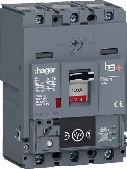 Leistungsschalter h3+ P160 HNS100NC Leistungsschalter h3+ P160 HNS100NC