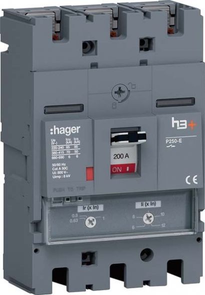 Leistungsschalter h3+ P250 HET200DR