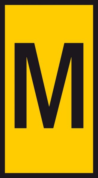 Etiketten CWMS-M-260-YE
