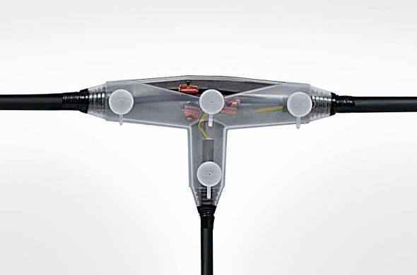 Verbindungsmuffe T-1 / SF-PUR-BK Verbindungsmuffe T-1 / SF-PUR-BK