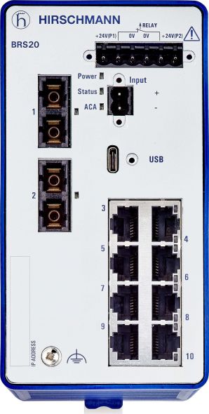 Ind.Ethernet Switch BRS20-8TX/2FX