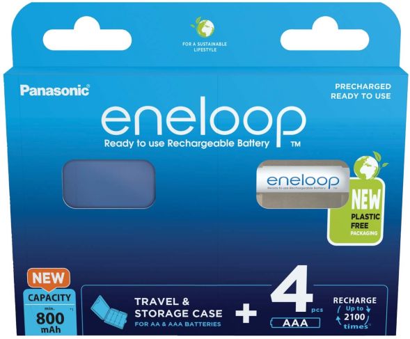 Akku Micro AAA eneloop BK-4MCDEC4BE(VE4) Akku Micro AAA eneloop BK-4MCDEC4BE(VE4)