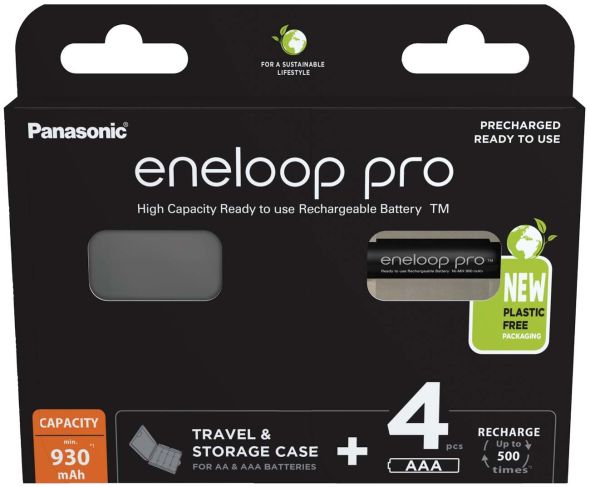 Akku Micro AAA eneloop pro BK-4HCDEC4BE(VE4) Akku Micro AAA eneloop pro BK-4HCDEC4BE(VE4)