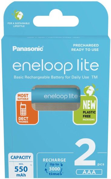 Akku MicroAAA eneloop lite BK-4LCCE/2BE Akku MicroAAA eneloop lite BK-4LCCE/2BE