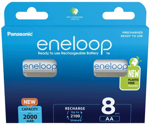 Akku Mignon AA eneloop BK-3MCDE/8BE(VE8) Akku Mignon AA eneloop BK-3MCDE/8BE(VE8)