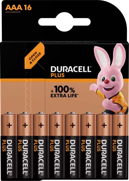 Batterie 1,5V Micro AAA Plus-AAA CP16 Bli.16 Batterie 1,5V Micro AAA Plus-AAA CP16 Bli.16