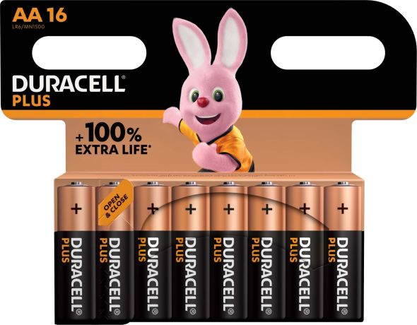 Batterie 1,5V Mignon AA Plus-AA CP16 Bli.16 Batterie 1,5V Mignon AA Plus-AA CP16 Bli.16