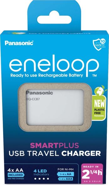 Ladegerät BQ-CC87 eneloop K-KJ87MCD40USB Ladegerät BQ-CC87 eneloop K-KJ87MCD40USB