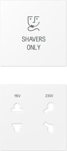 Abdeckung 2-fach SO A 7522 WWM PL