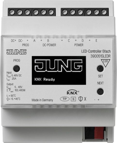 KNX LED-Controller 5fach 39005 1S LED R KNX LED-Controller 5fach 39005 1S LED R