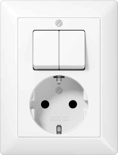 Schalter+Steckdose AS5575EUWW Schalter+Steckdose AS5575EUWW