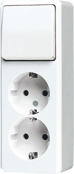 SCHUKO-Zweifach-Steckdose 626 A WW SCHUKO-Zweifach-Steckdose 626 A WW