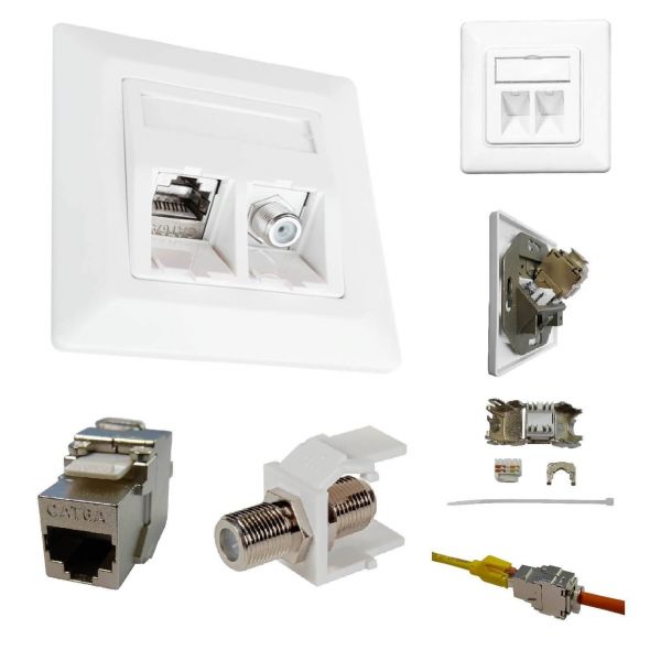 RJ45 Netzwerkdose Cat6A ESN 300 RJ45 Netzwerkdose Cat6A ESN 300