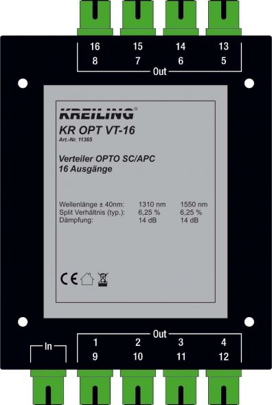 Verteiler OPTO SC/APC KR OPT VT-16 Verteiler OPTO SC/APC KR OPT VT-16
