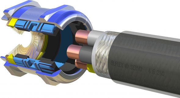 MS-Kabelverschraubung MS-M BRUSH 50x1,5