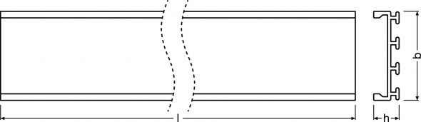 LED-Profilschiene LSAYPW01/U/26X8/14/2 LED-Profilschiene LSAYPW01/U/26X8/14/2
