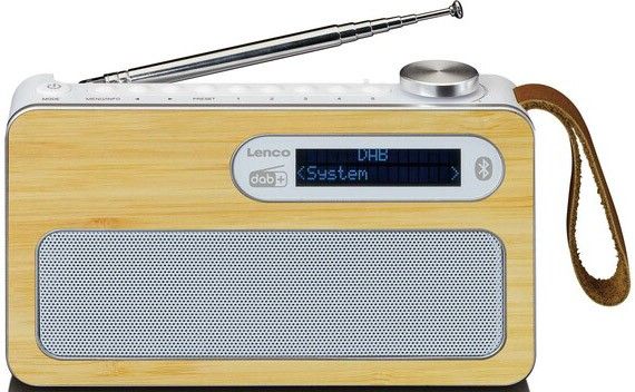 DAB+ Taschenradio PDR-040 Bamboo White