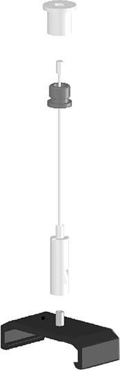 Drahtseilabhängung 3m LK-Z 060.104.03 si Drahtseilabhängung 3m LK-Z 060.104.03 si
