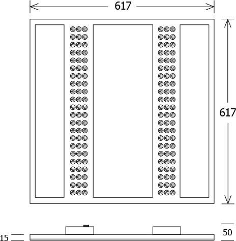 LED-Einlegeleuchte OPTR1040625830DALIws LED-Einlegeleuchte OPTR1040625830DALIws