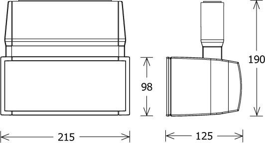 LED-Stromschienenstrahler EL 303.4/B si LED-Stromschienenstrahler EL 303.4/B si