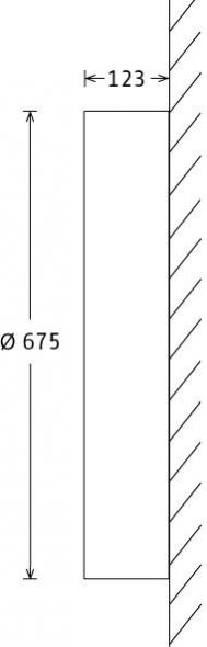 LED-Wandleuchte PLL23675401/DALI si