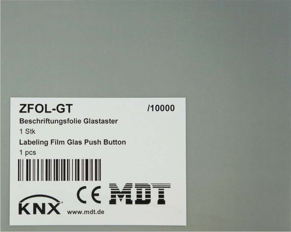 Beschriftungsfolie ZFOL-GT Beschriftungsfolie ZFOL-GT