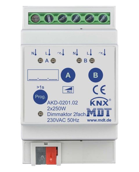 Dimmaktor 2-fach 3TE REG AKD-0201.02