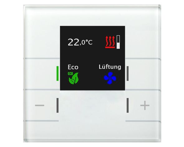 Glas Raumtemperaturregler SCN-RTRGW.02 Glas Raumtemperaturregler SCN-RTRGW.02