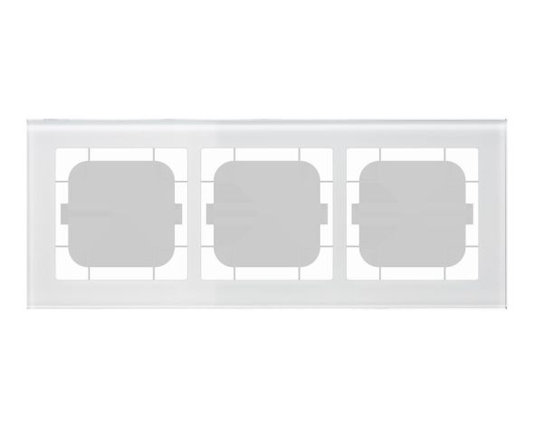 Glasrahmen 3-fach ws BE-GTR363W.01 Glasrahmen 3-fach ws BE-GTR363W.01