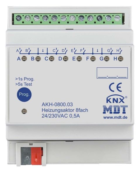 Heizungsaktor 8-fach 4TE REG AKH-0800.03 Heizungsaktor 8-fach 4TE REG AKH-0800.03