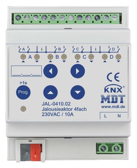 Jalousieaktor 4-fach JAL-0410.02