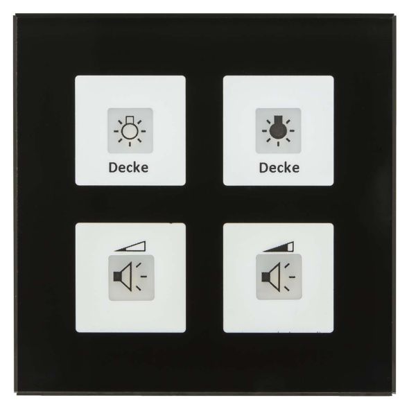 KNX RF+Funk Glastaster RF-GTT4S.01 KNX RF+Funk Glastaster RF-GTT4S.01