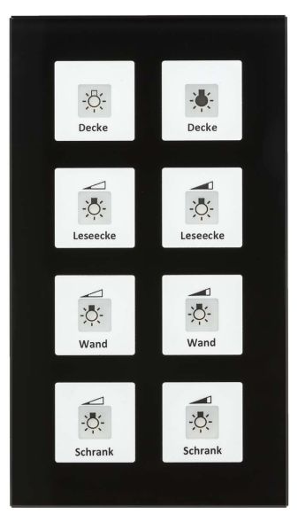 KNX RF+Funk Glastaster RF-GTT8S.01 KNX RF+Funk Glastaster RF-GTT8S.01