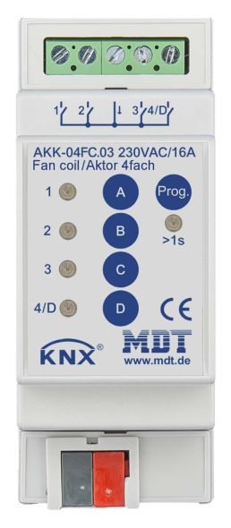 Schaltaktor 4-fach 2TE AKK-04FC.03 Schaltaktor 4-fach 2TE AKK-04FC.03